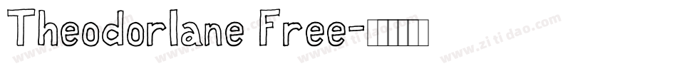 Theodorlane Free字体转换